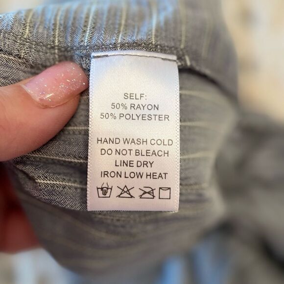 EE:SOME STRIPPED pants size M - Picture 6 of 6